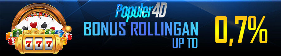 BONUS TURNOVER UP TO 0.7% POPULER4D